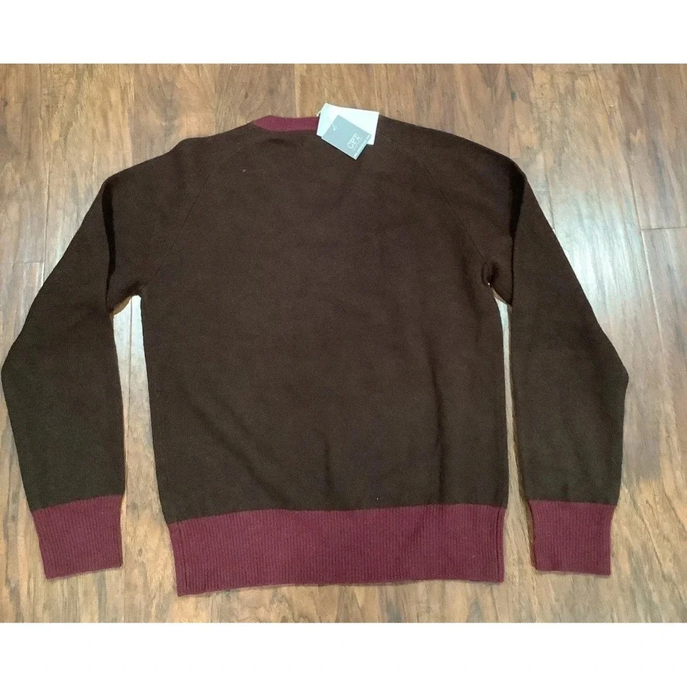 Cockpit USA Sweater Lambswool V Neck Pullover Mens Medium